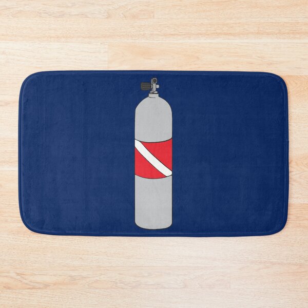 Item preview, SCUBA Diving Tank Divers Down Flag designed and sold by murialbezanson.
