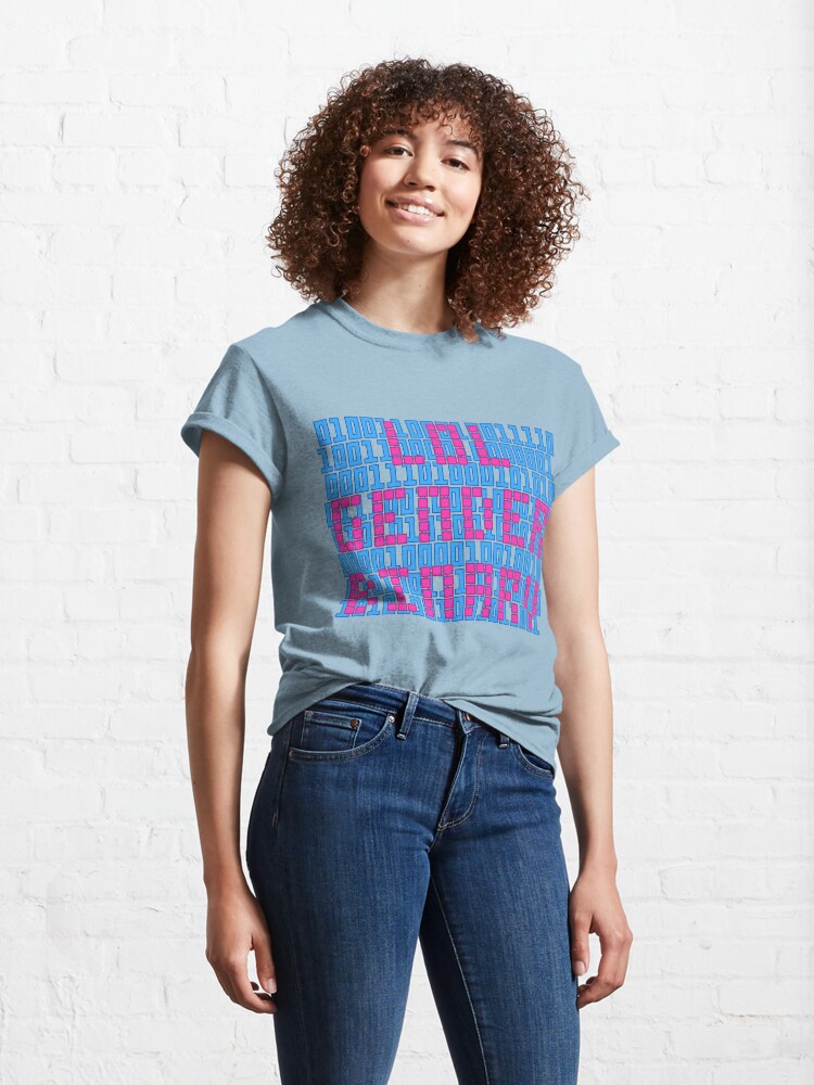 Alternate view of LOL Gender Binary Classic T-Shirt