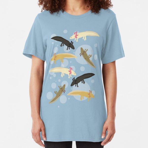 Axolotls! Slim Fit T-Shirt