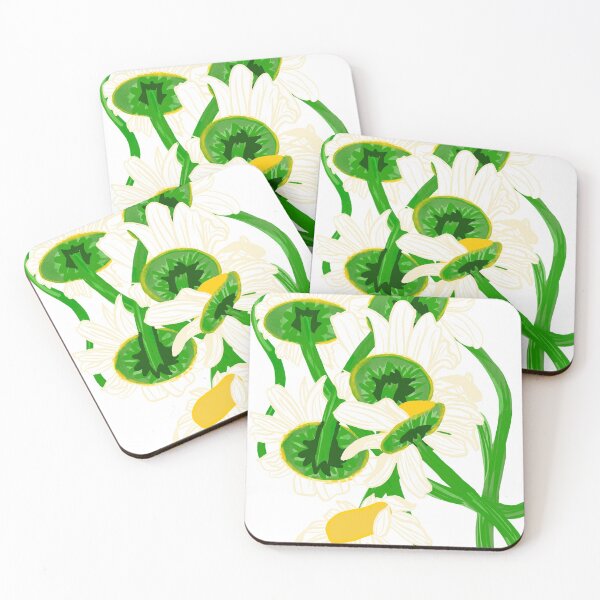 Item preview, Intertwined white Daisies designed and sold by jessieartsdaily.