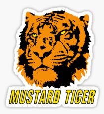 Mustard Tiger Sticker