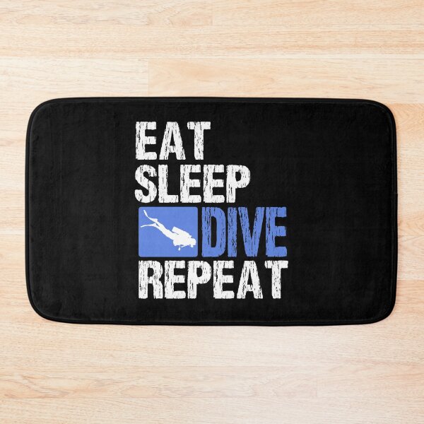 Item preview, Eat sleep dive repeat designed and sold by redshirtz.