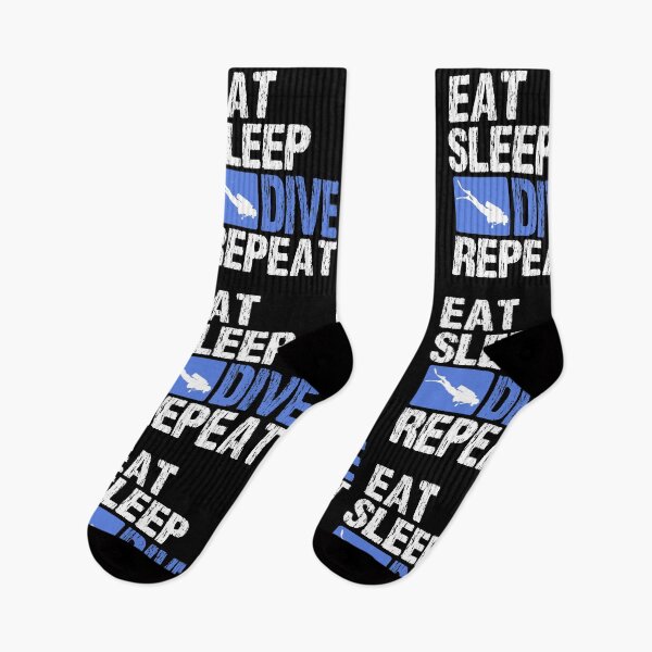 Item preview, Eat sleep dive repeat designed and sold by redshirtz.