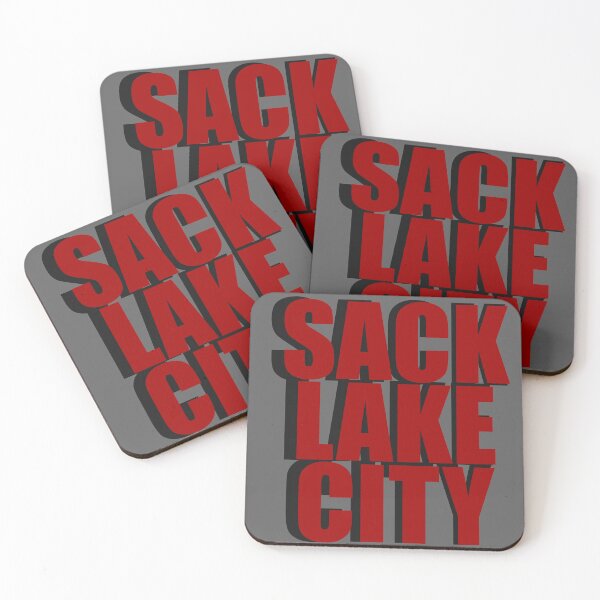 Item preview,  Sack Lake City Black and red on grey  designed and sold by SaltCitySage.