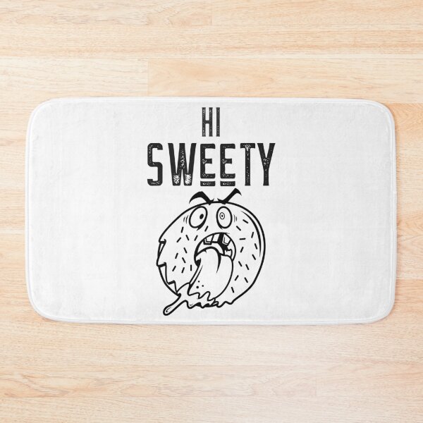 Item preview, Hi Sweety. Angry Donut. Funny doughnut. Light background. designed and sold by shirtdan.