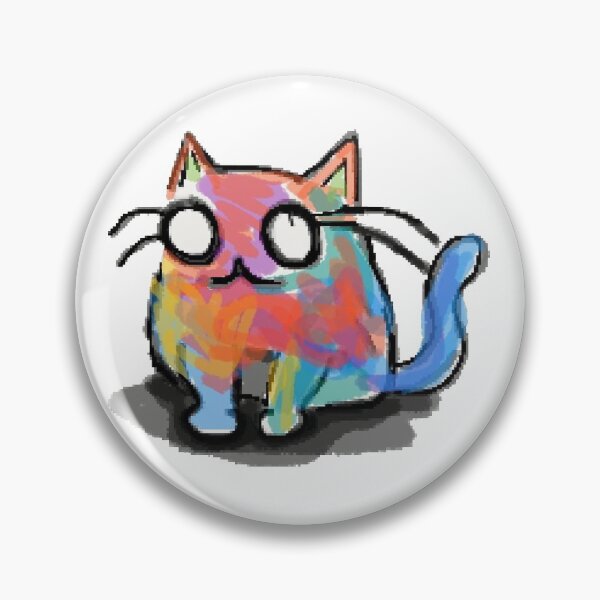 Item preview, Colorful cat designed and sold by PeterSamwell.