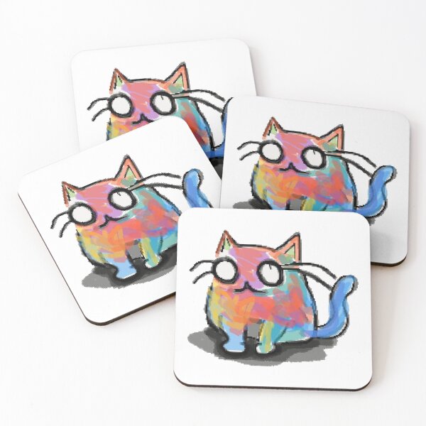 Item preview, Colorful cat designed and sold by PeterSamwell.