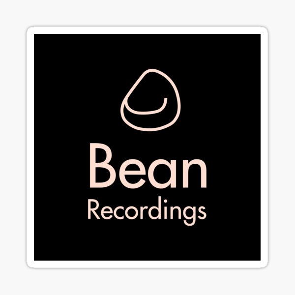 Black: logo and text Sticker