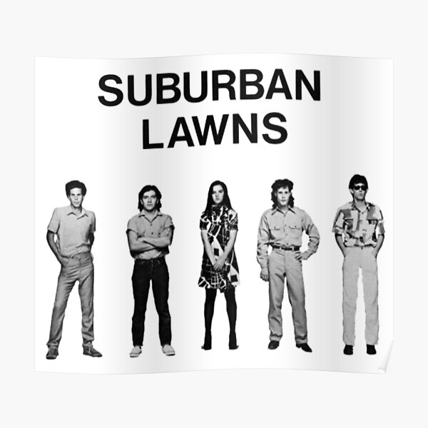 SUBURBAN LAWNS Poster