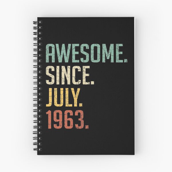 Item preview, Awesome Since July 1963 57th Birthday Gift 57 Years Old Vintage July 1963 designed and sold by Takatv.