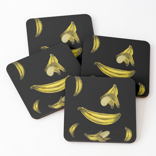 Item preview, Bananas on Black  designed and sold by SaltCitySage.
