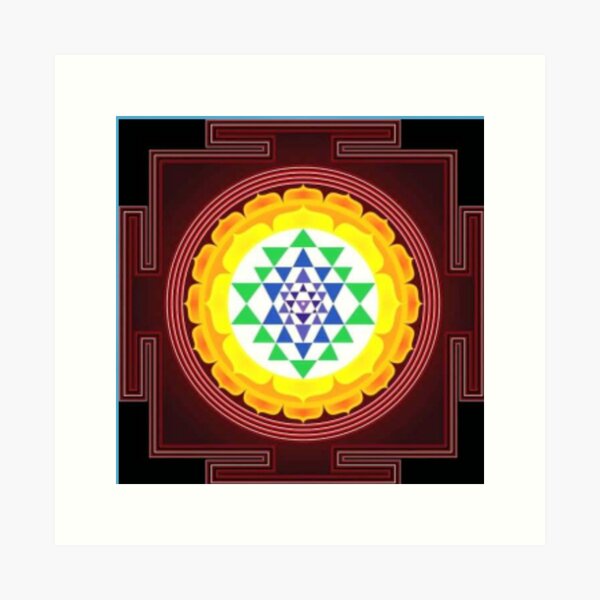 Item preview, Sri Yantra Super Power Sign designed and sold by Tanuj Verma.