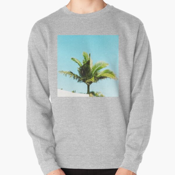 Grunge Palm Beach Pullover Sweatshirt