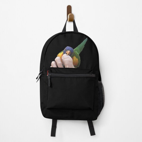 Item preview, Hangry Rainbow Lorikeet designed and sold by carologilvie.