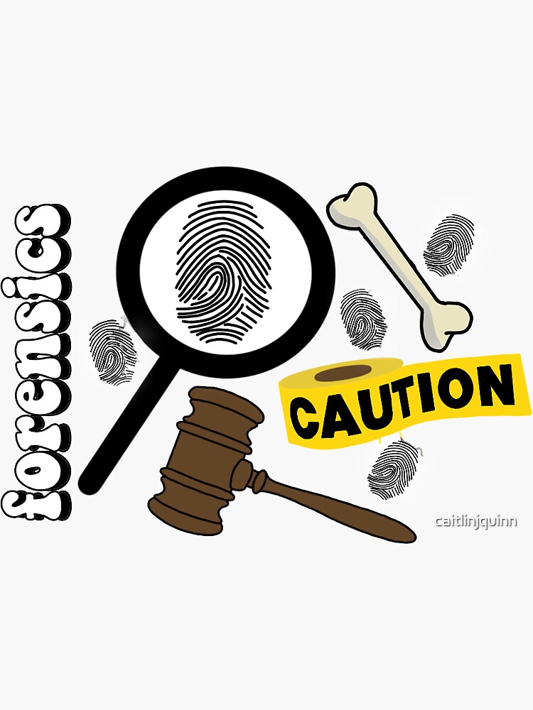"science olympiad forensics" Sticker for Sale by caitlinjquinn Redbubble