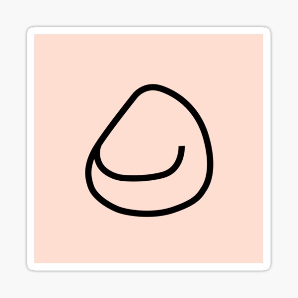 Pink: logo Sticker