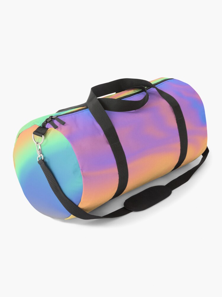 Holographic outlet duffle bag