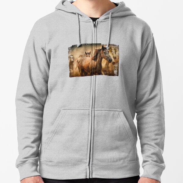 Snow Kings Clydesdales Horse Hooded Sweatshirt Sizes//Colors