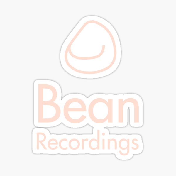 Pink and white: logo and text Sticker
