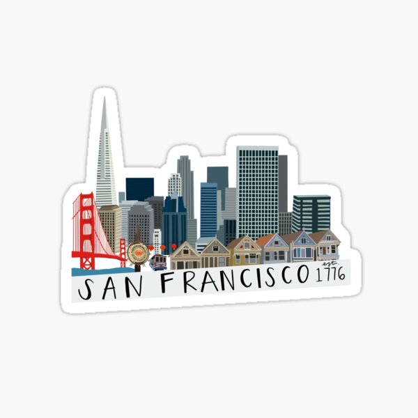 UrbanCrew2 San Francisco Vintage Hoodie - Hoodies - Califronia - SF - San Francisco Shirt - Woman - Man