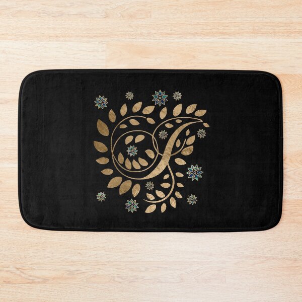 Item preview, Luxury Golden Calligraphy Monogram with letter I designed and sold by k9printart.