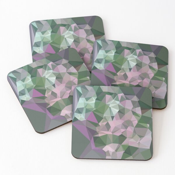 Item preview, Green pink triangles. designed and sold by Sihamedtaha.