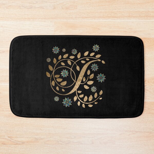 Item preview, Luxury Golden Calligraphy Monogram with letter J designed and sold by k9printart.