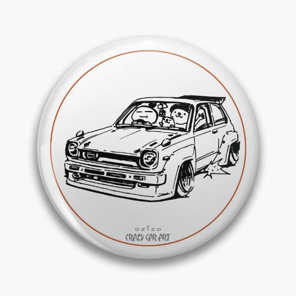 Item preview, Crazy Car Art 0032 designed and sold by ozizo.