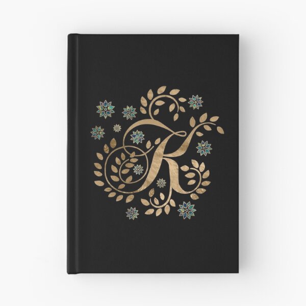 Item preview, Luxury Golden Calligraphy Monogram with letter K designed and sold by k9printart.