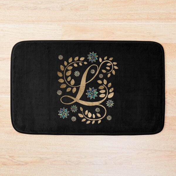 Item preview, Luxury Golden Calligraphy Monogram with letter L designed and sold by k9printart.