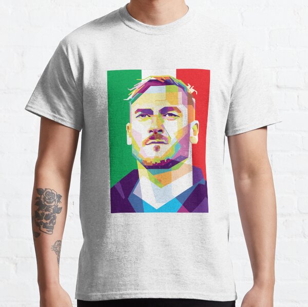 Item preview, Francesco Totti in Pop Art Portrait Style designed and sold by Limada Iqbal.