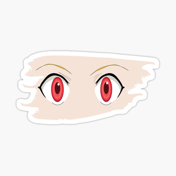 Kurapika Hxh Stickers Redbubble - kurta eyes roblox