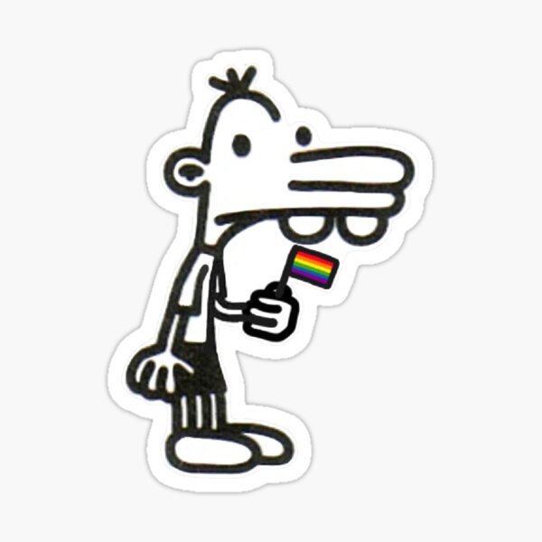 Manny Heffley Pride Flag Sticker