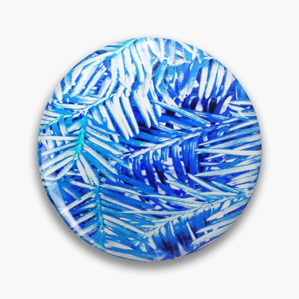 Item preview, Light Blue Pine Fern Pattern designed and sold by wildjellybeans.