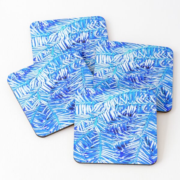 Item preview, Light Blue Pine Fern Pattern designed and sold by wildjellybeans.