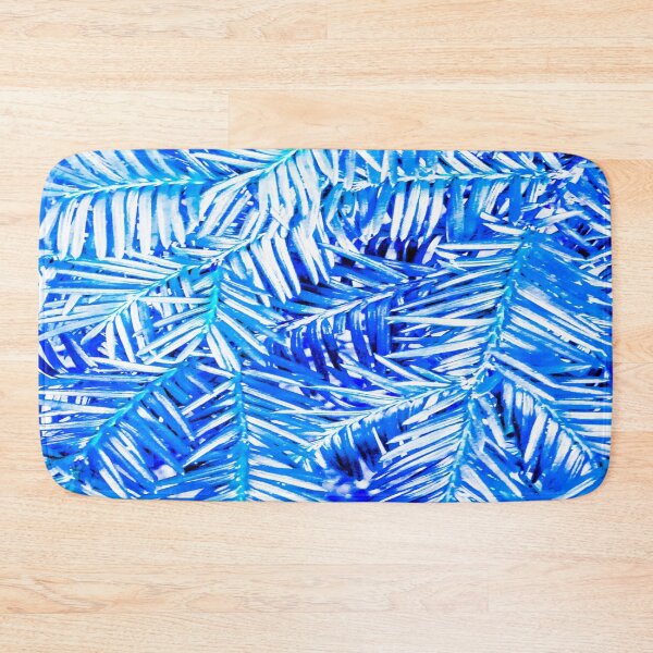 Item preview, Light Blue Pine Fern Pattern designed and sold by wildjellybeans.