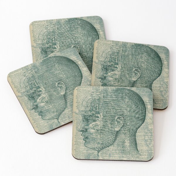 Item preview, Phrenology Head designed and sold by Elena Ray.