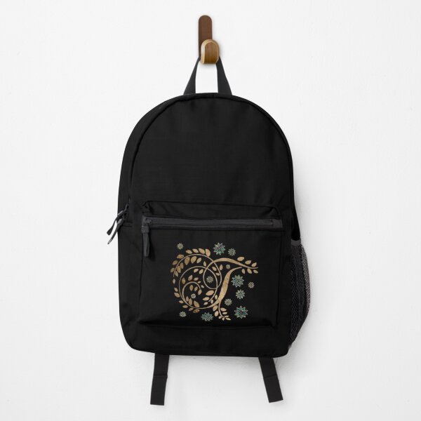 Item preview, Luxury Golden Calligraphy Monogram with letter T designed and sold by k9printart.