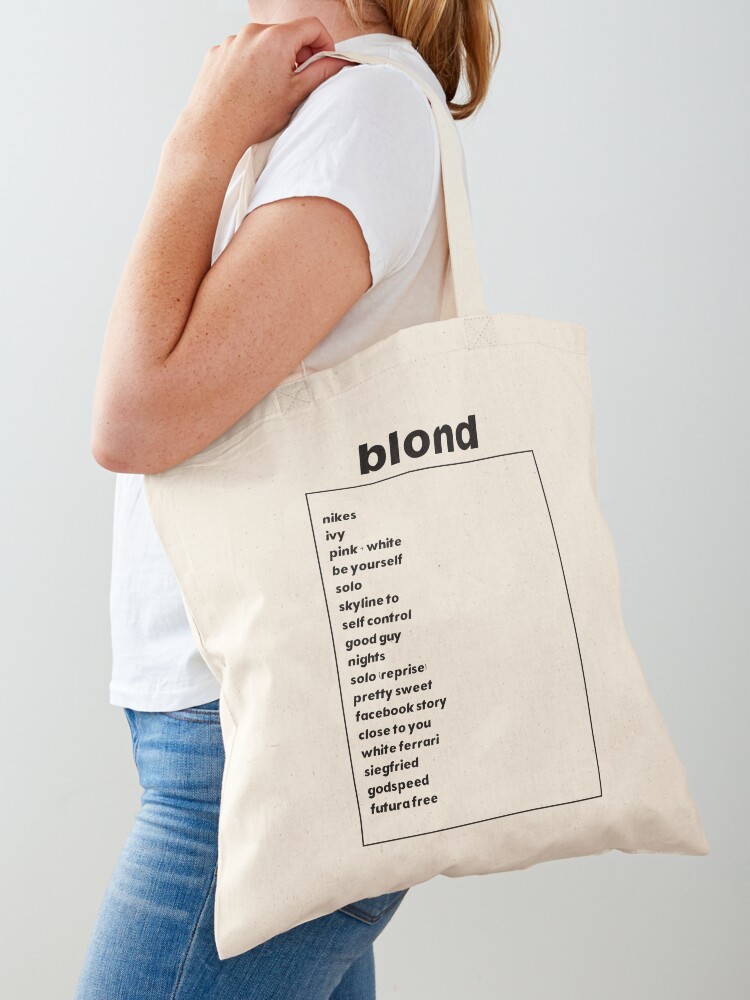 Frank Ocean Blond blonde Minimalist Tote Bag Aesthetic -  Sweden