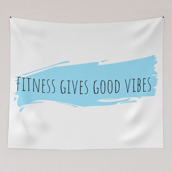 Item preview, Fitness Gives Good Vibes designed and sold by ItsNikkiArts.