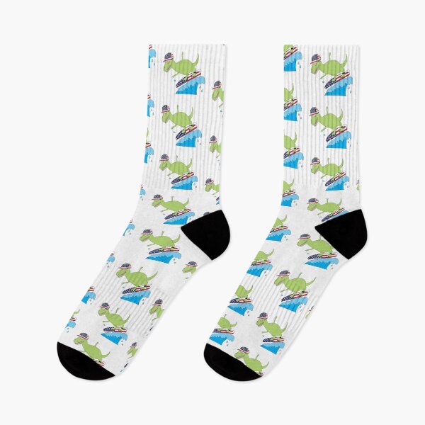 Item preview, American Flag Dinosaur Surfing designed and sold by idovedesign.