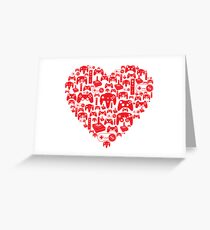 Gaming Love Greeting Card
