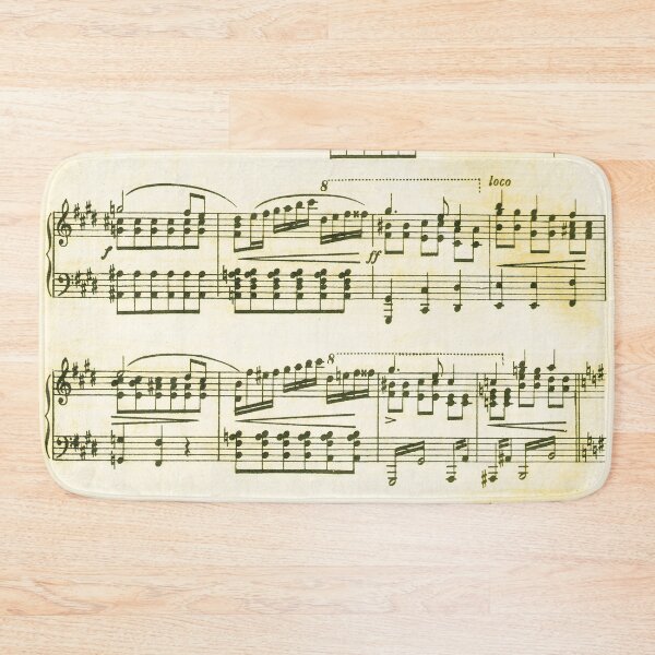 Item preview, SEPIA SHEET MUSIC PATTERN IN YELLOW SHADES AND OLD VINTAGE ORCHESTRAL MUSIC  designed and sold by ozcushions.