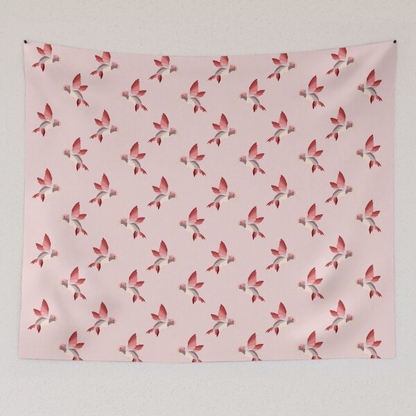 Item preview, Pink Hummingbirds designed and sold by PaintingbyAgnes.