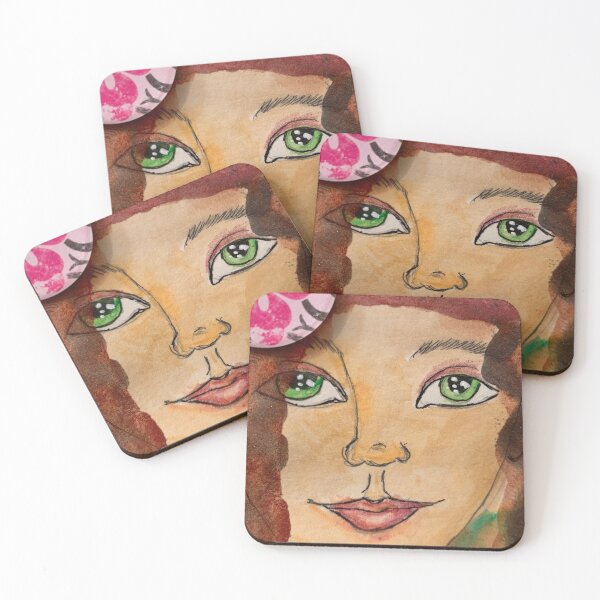Item preview, mixmedia girl designed and sold by tangledtidbits.