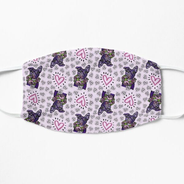 Pitbull Love Flat Mask