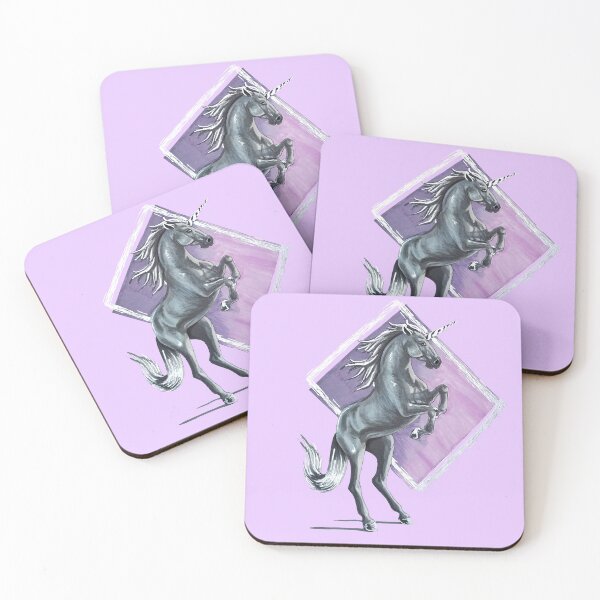 Item preview, Rearing White Unicorn designed and sold by Lady-Lilac.