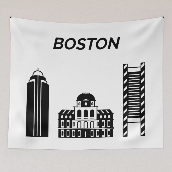 Item preview, Boston Skyline, capital of Massachusetts, USA designed and sold by marosharaf.