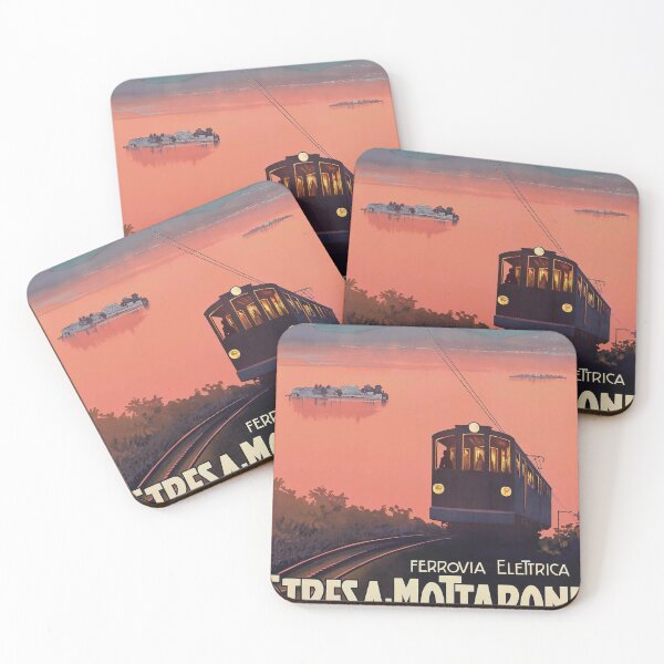 Item preview, Stresa Mottarone vintage travel poster designed and sold by stickart-marek.