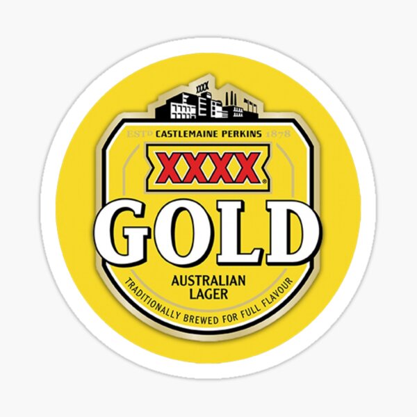 XXXX Gold Logo Sticker